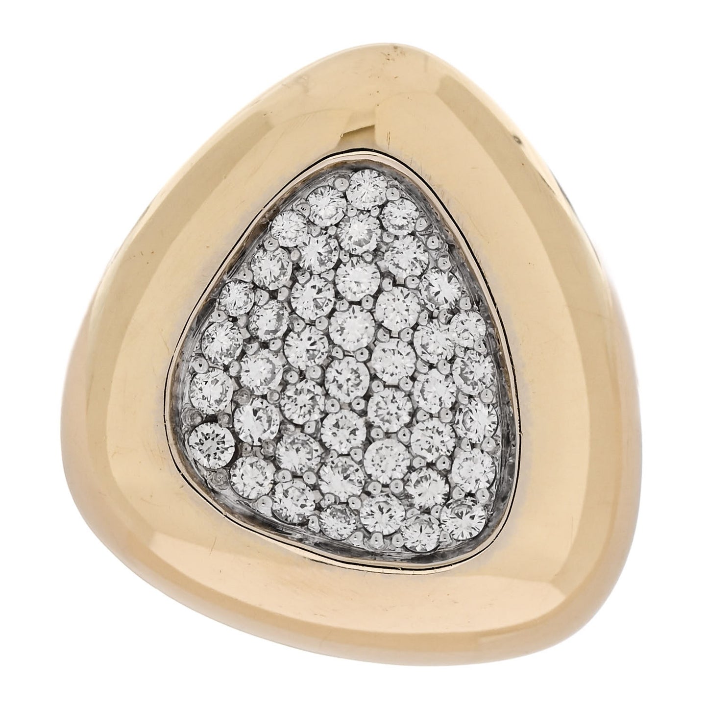 18K Yellow Gold Diamond Capri Plus Ring 53 6.25