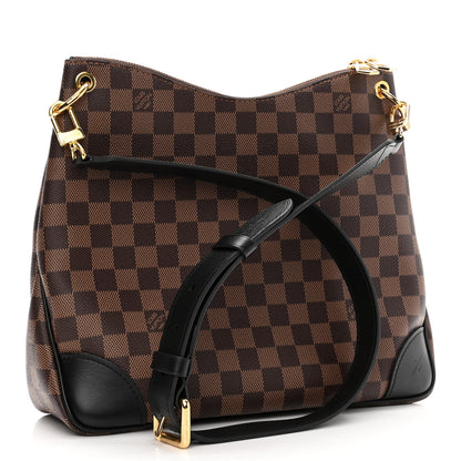 Louis Vuitton Damier Ebene Odeon MM Black 3 of 9