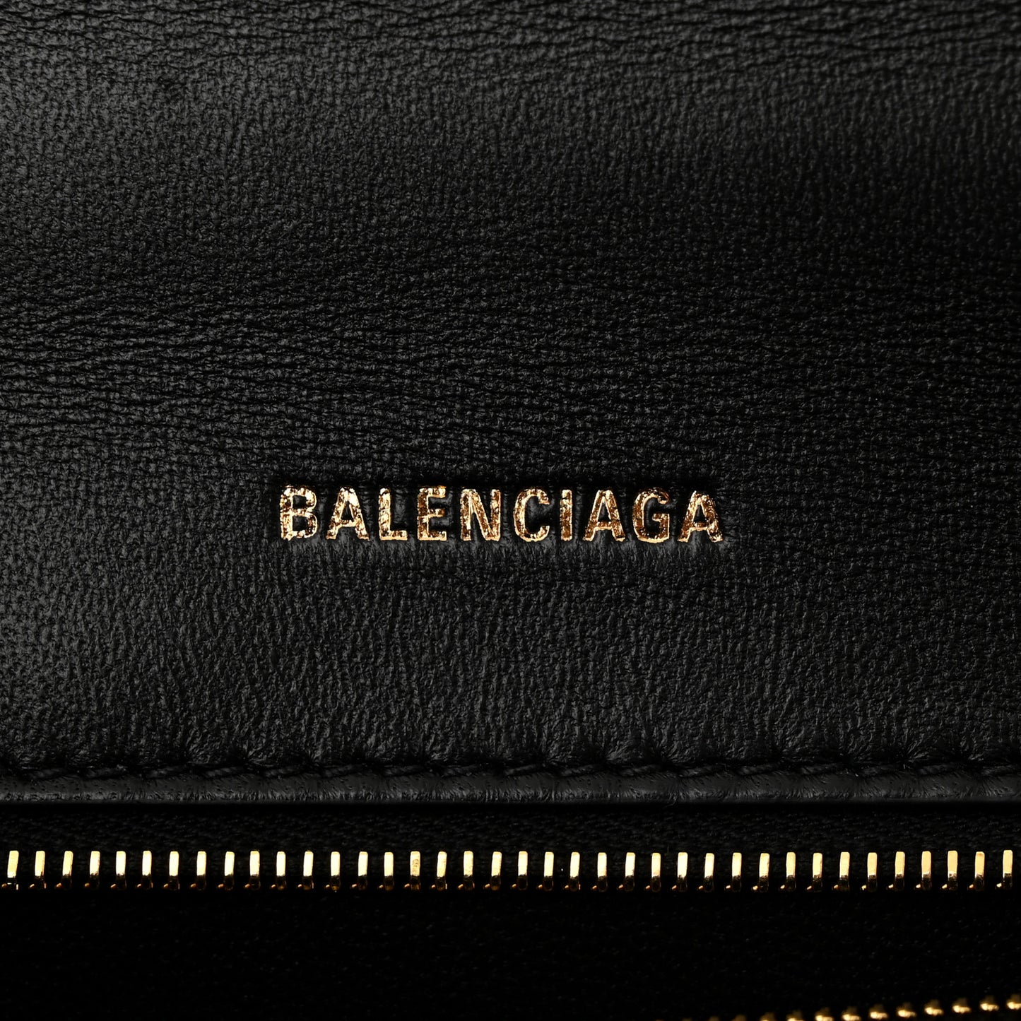 Shiny Box Calfskin Small Hourglass Top Handle Bag Black