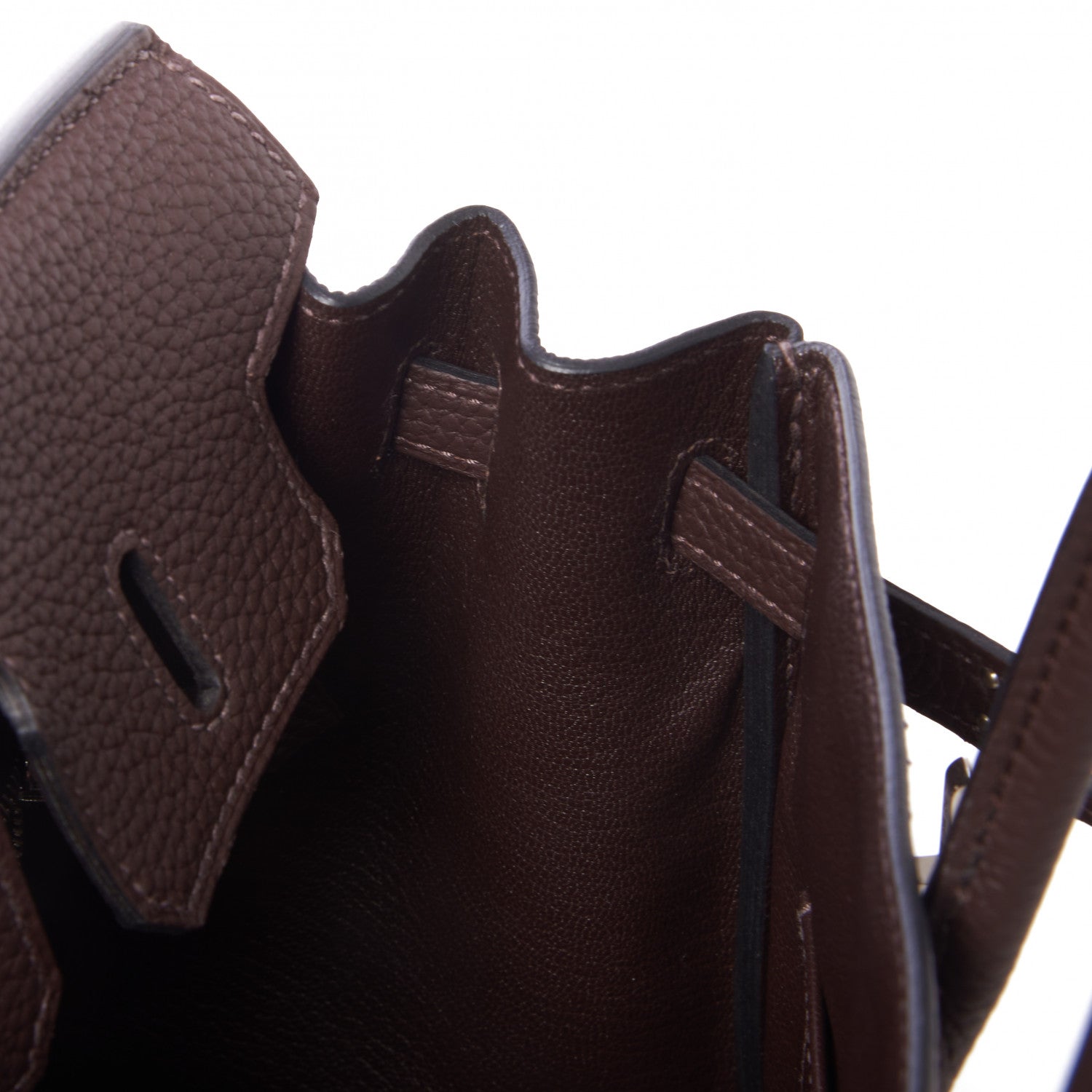 Hermes Togo Birkin 25 Chocolate 14 of 32