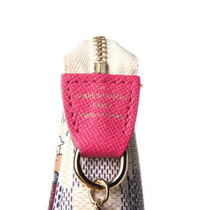 Louis Vuitton Damier Azur 2015 Christmas Animation Mini Pochette Accessories 4 of 4