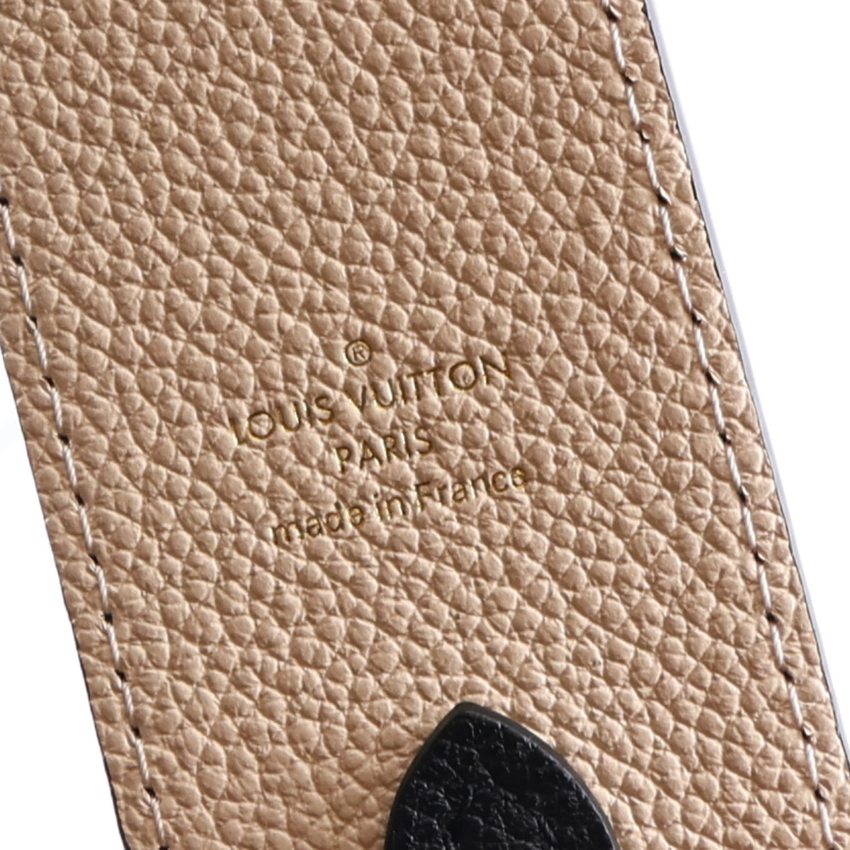 Empreinte Monogram Bandouliere Shoulder Strap Black Beige