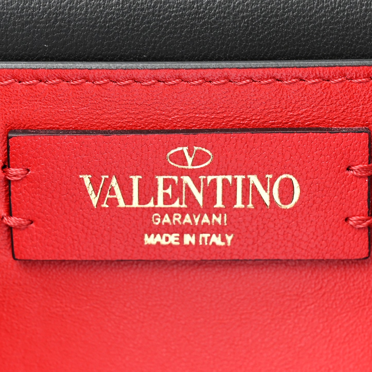 Calfskin VCase Chain Wallet Rose Cannelle