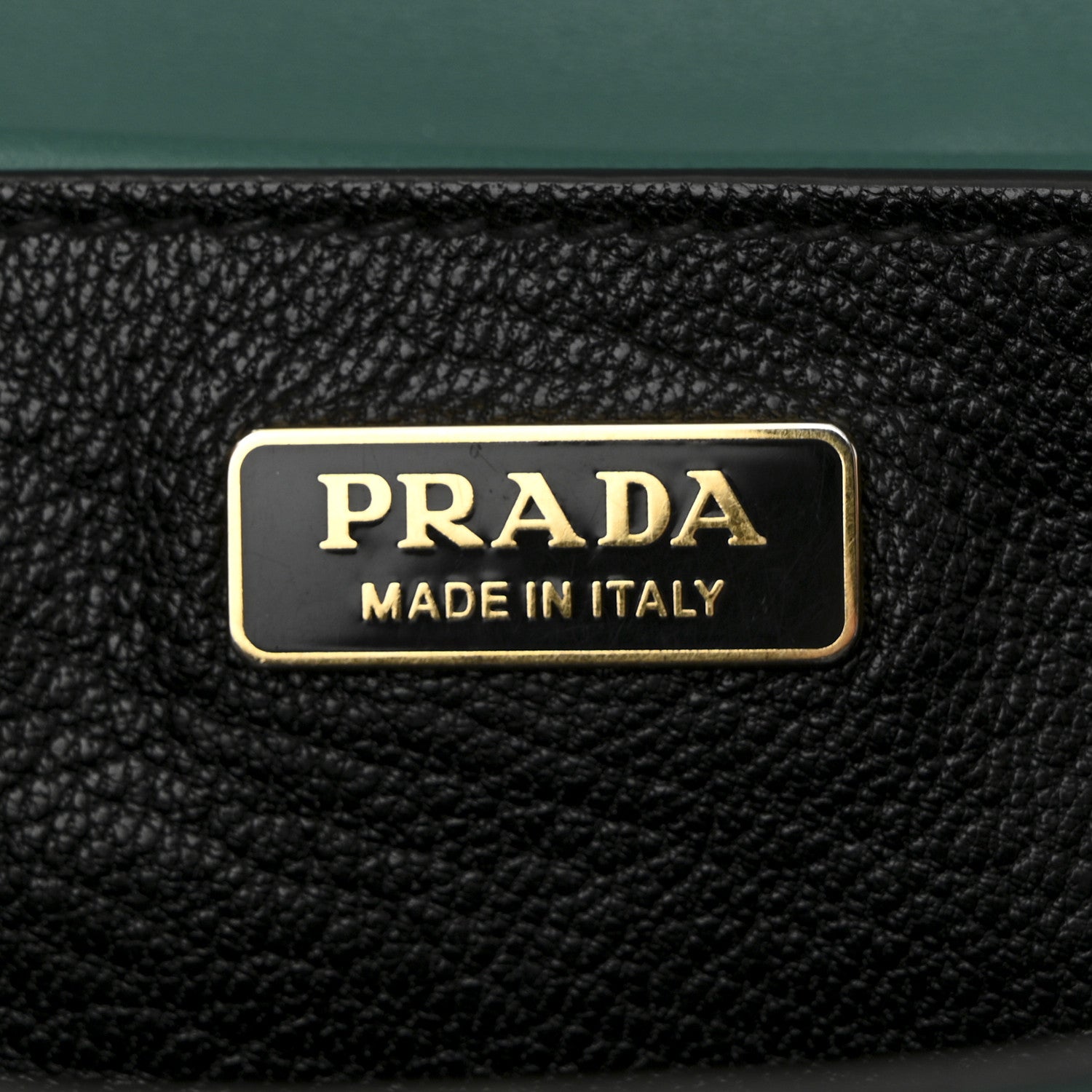 Prada City Calf Saffiano Cahier Bag Biliardo Black 6 of 9