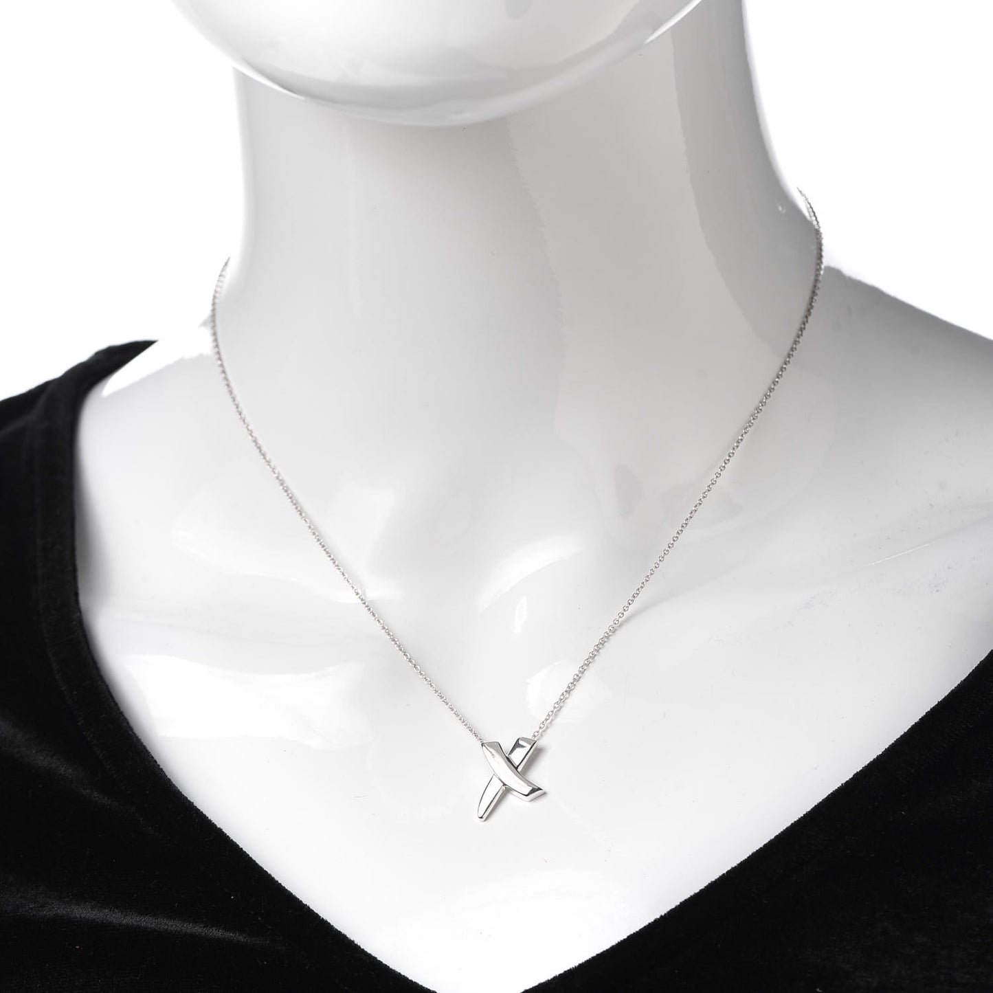 Sterling Silver Paloma Picasso Graffiti X Pendant Necklace