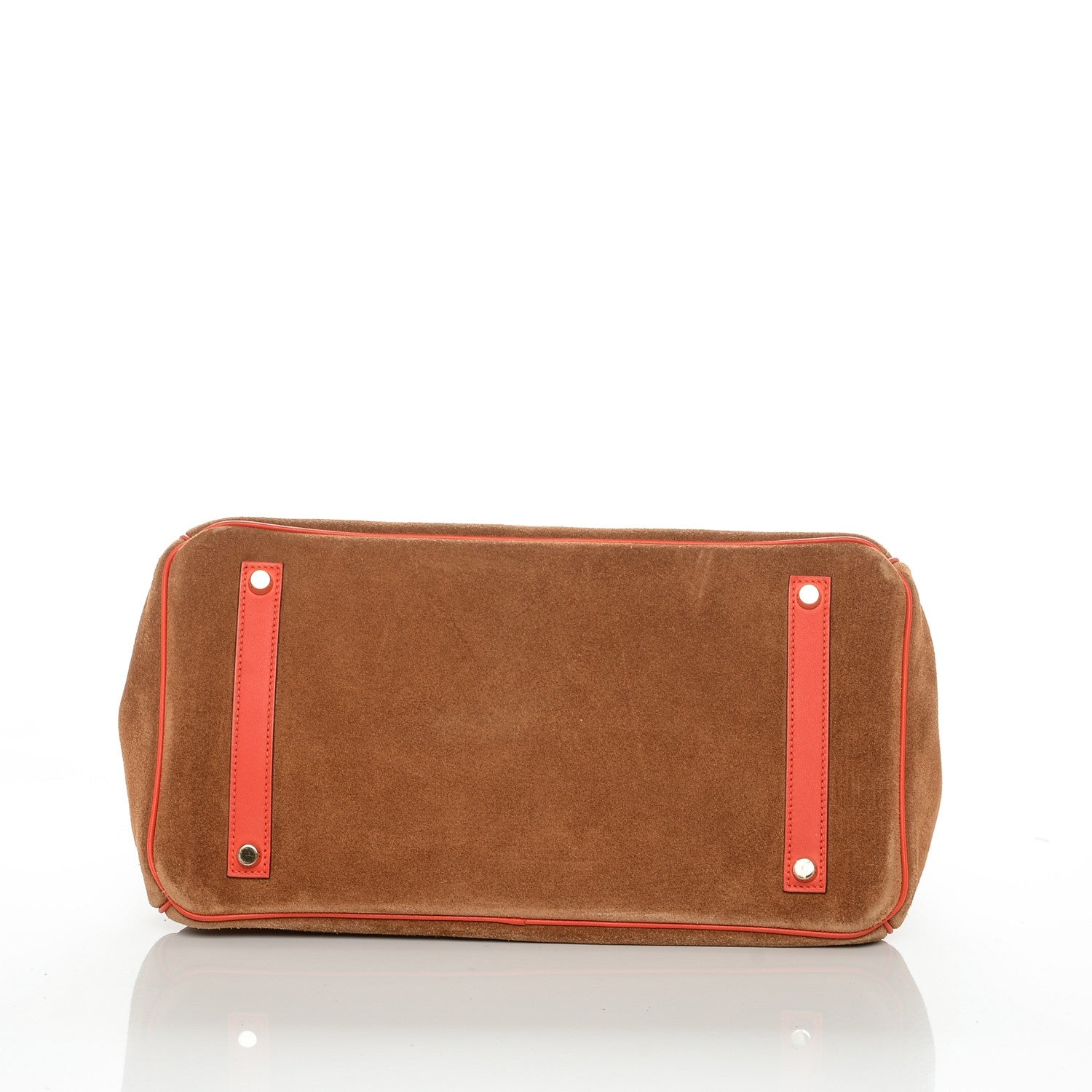 Hermes Veau Doblis Swift Grizzly Birkin 35 Chamois Capucine 5 of 29