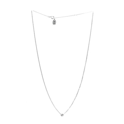 Cartier 18K White Gold Diamond XS D'Amour Pendant Necklace 3 of 6