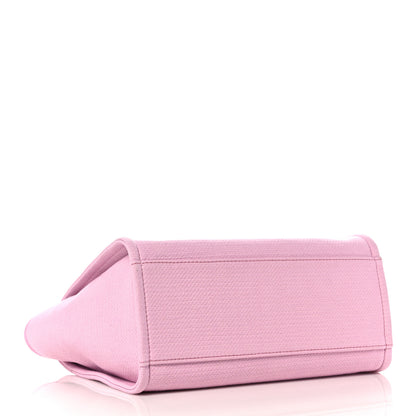 Chanel Mixed Fibers Small Deauville Tote Pink 5 of 10