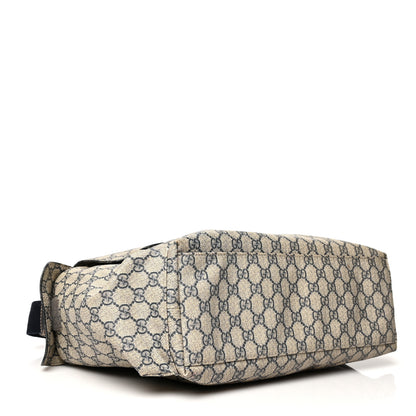 Gucci GG Plus Monogram Messenger Diaper Bag Navy 3 of 11