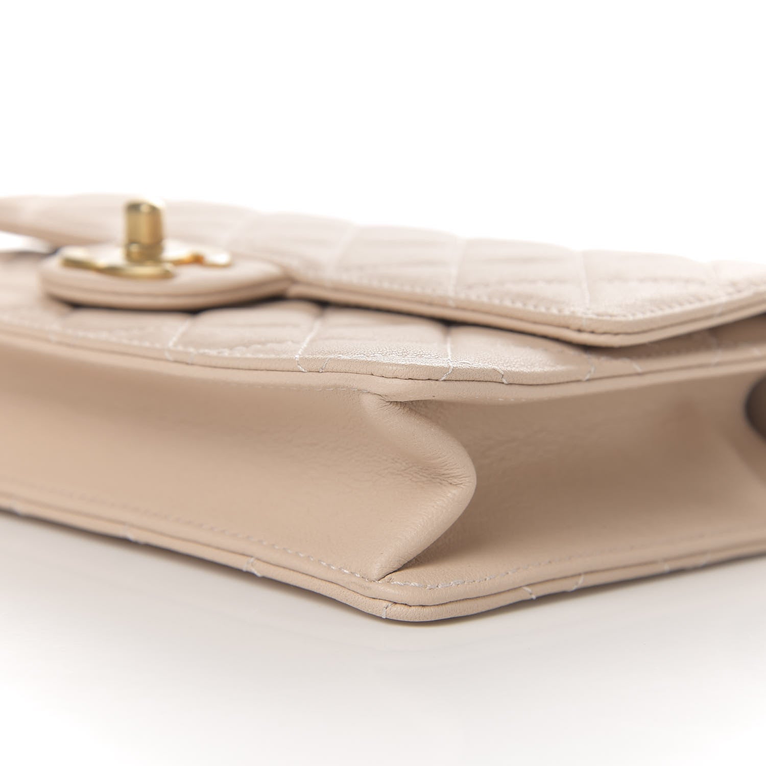 Chanel Lambskin Quilted Small Chic Pearls Flap Beige 9 of 11