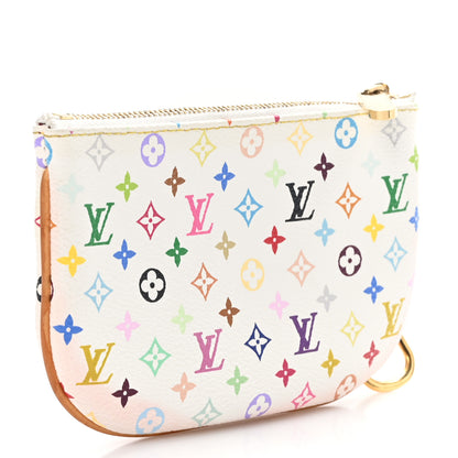 Louis Vuitton Monogram Multicolor Pochette Plate MM White 3 of 7