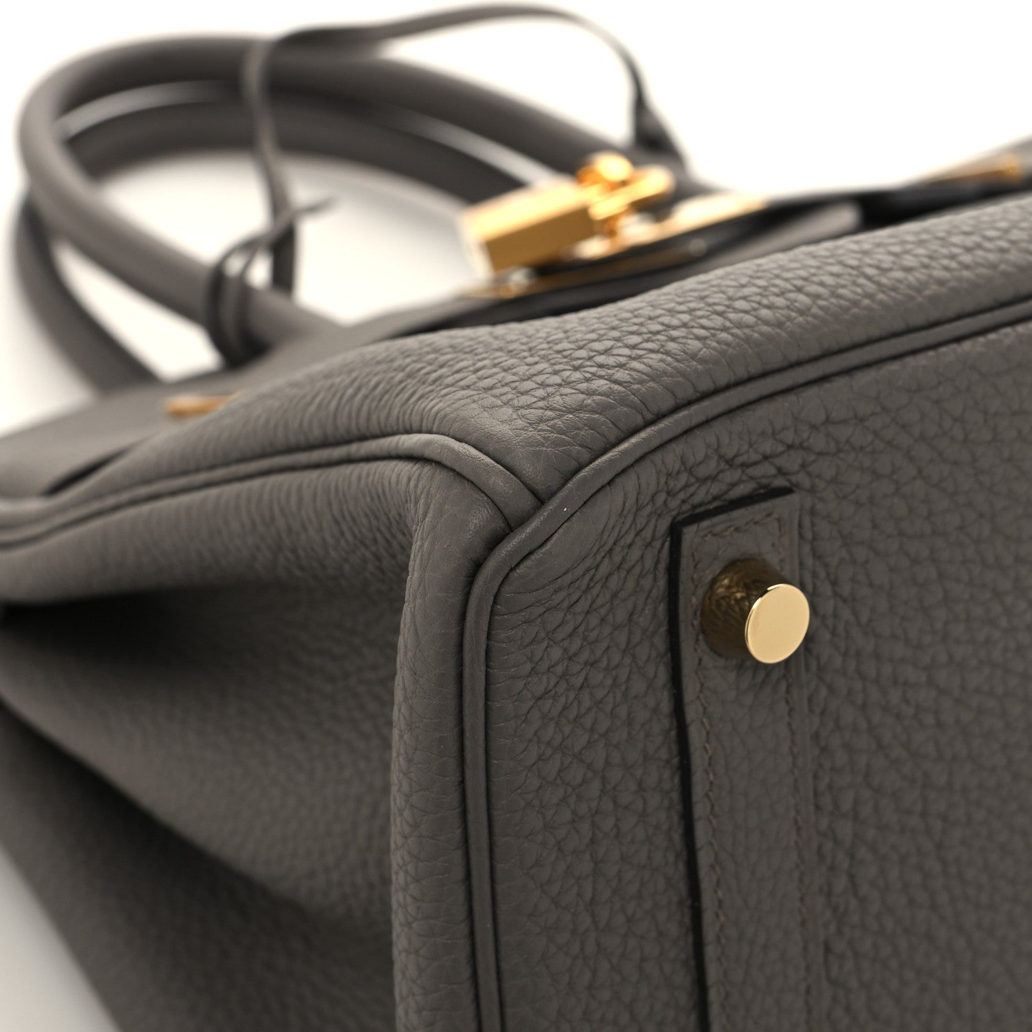 Hermes Togo Birkin 30 Etain 9 of 14