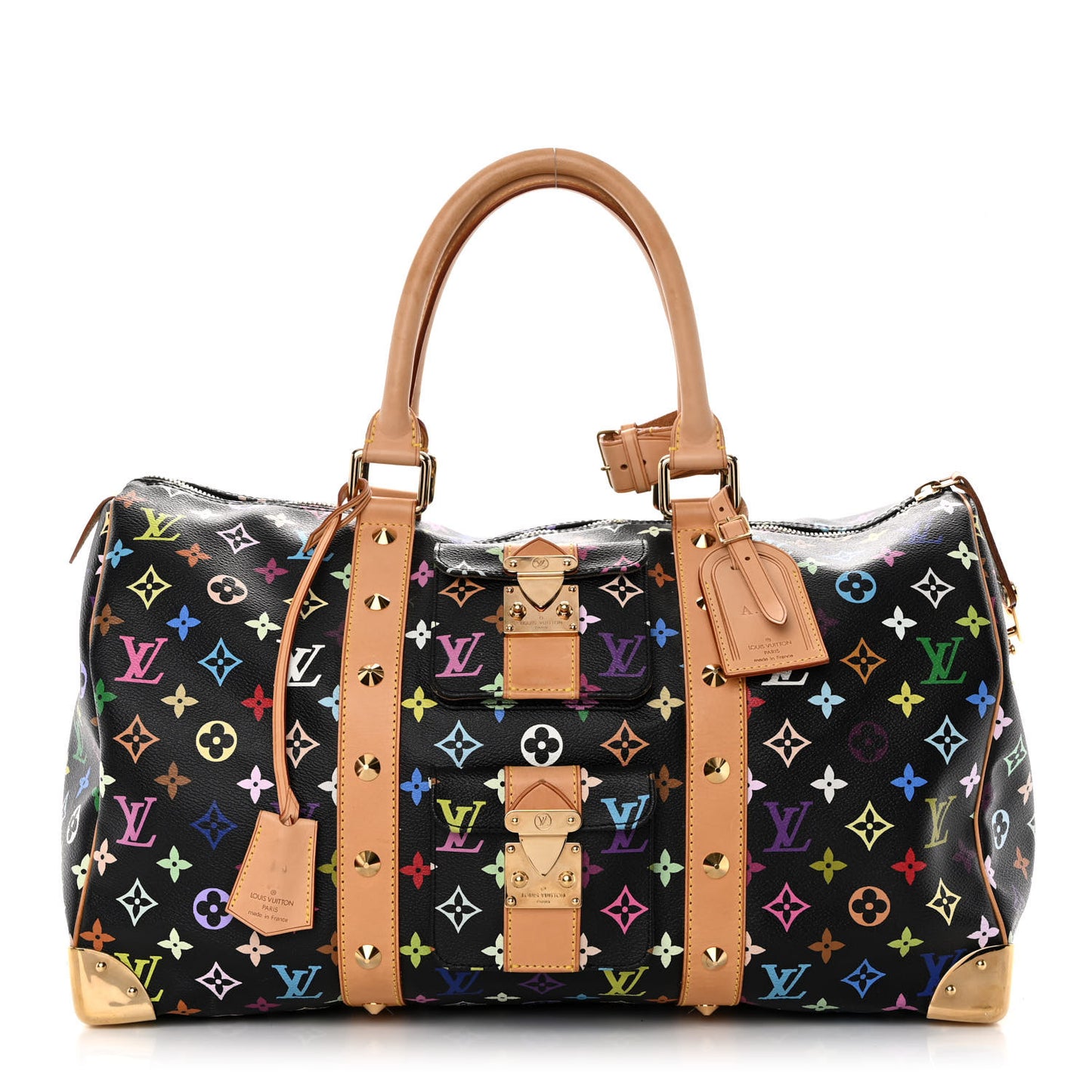 Monogram Multicolor Keepall 45 Black