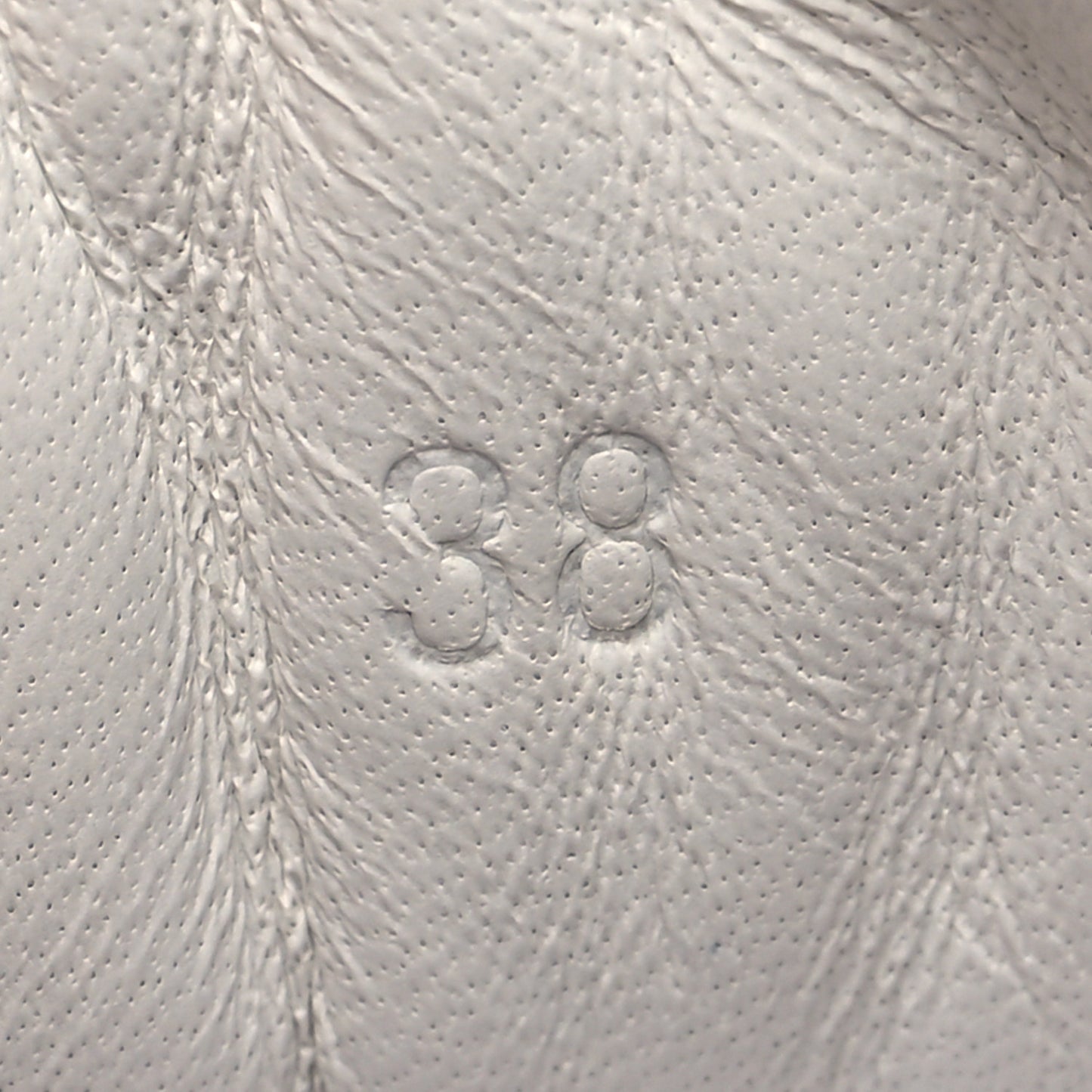 Technical Canvas Suede Goatskin Bouncing Sneakers 38 White Multicolor