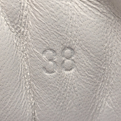 Hermes Technical Canvas Suede Goatskin Bouncing Sneakers 38 White Multicolor 6 of 8