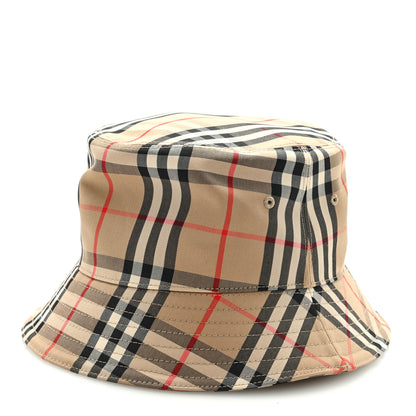 Burberry Technical Cotton Vintage Check Bucket Hat XL Archive Beige 3 of 7