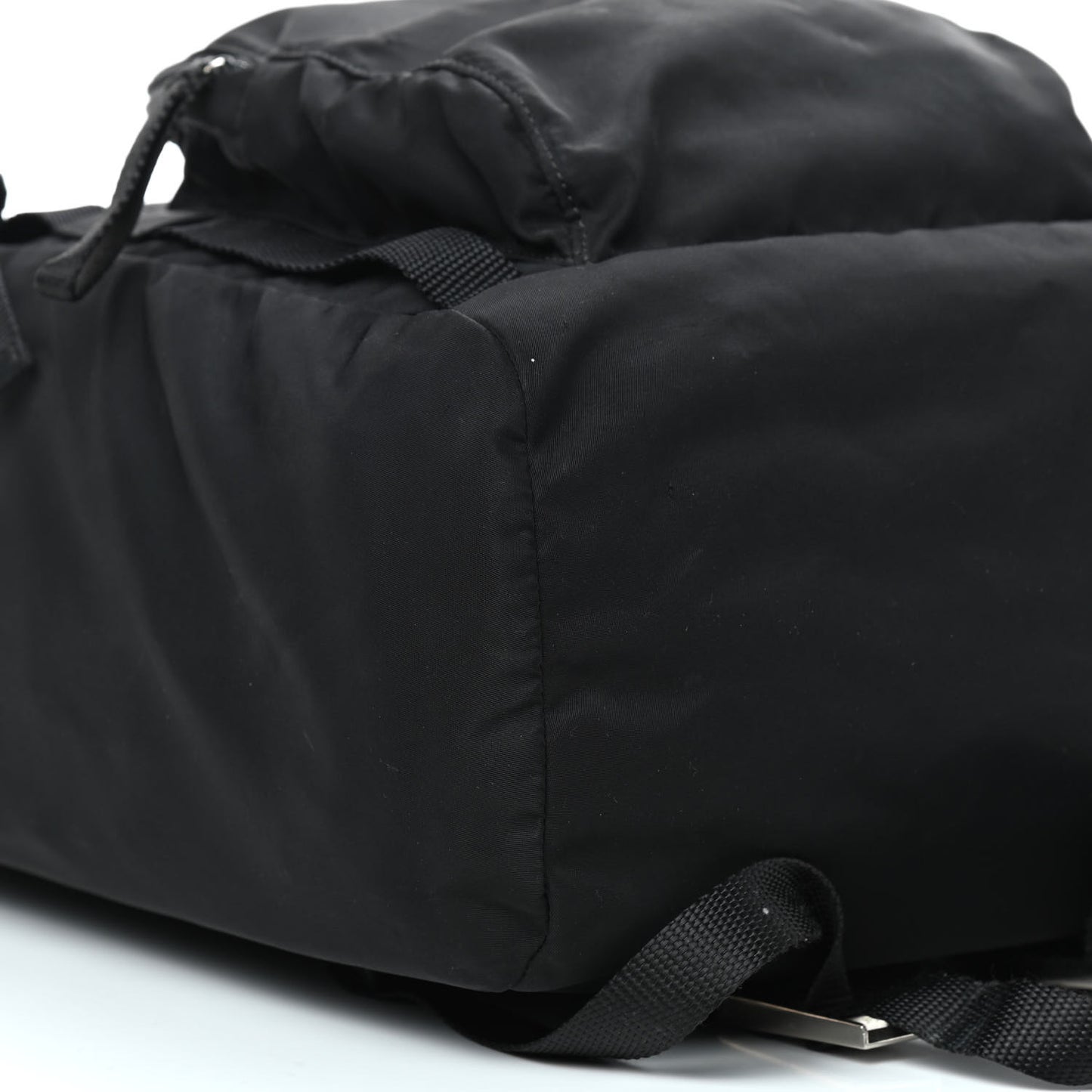 Tessuto Nylon Montagna Double Buckle Backpack Black