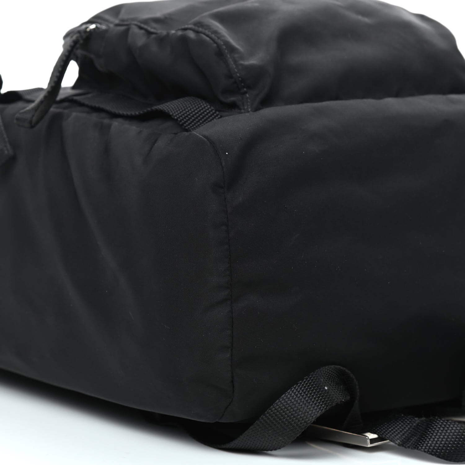 Prada Tessuto Nylon Montagna Double Buckle Backpack Black 7 of 8