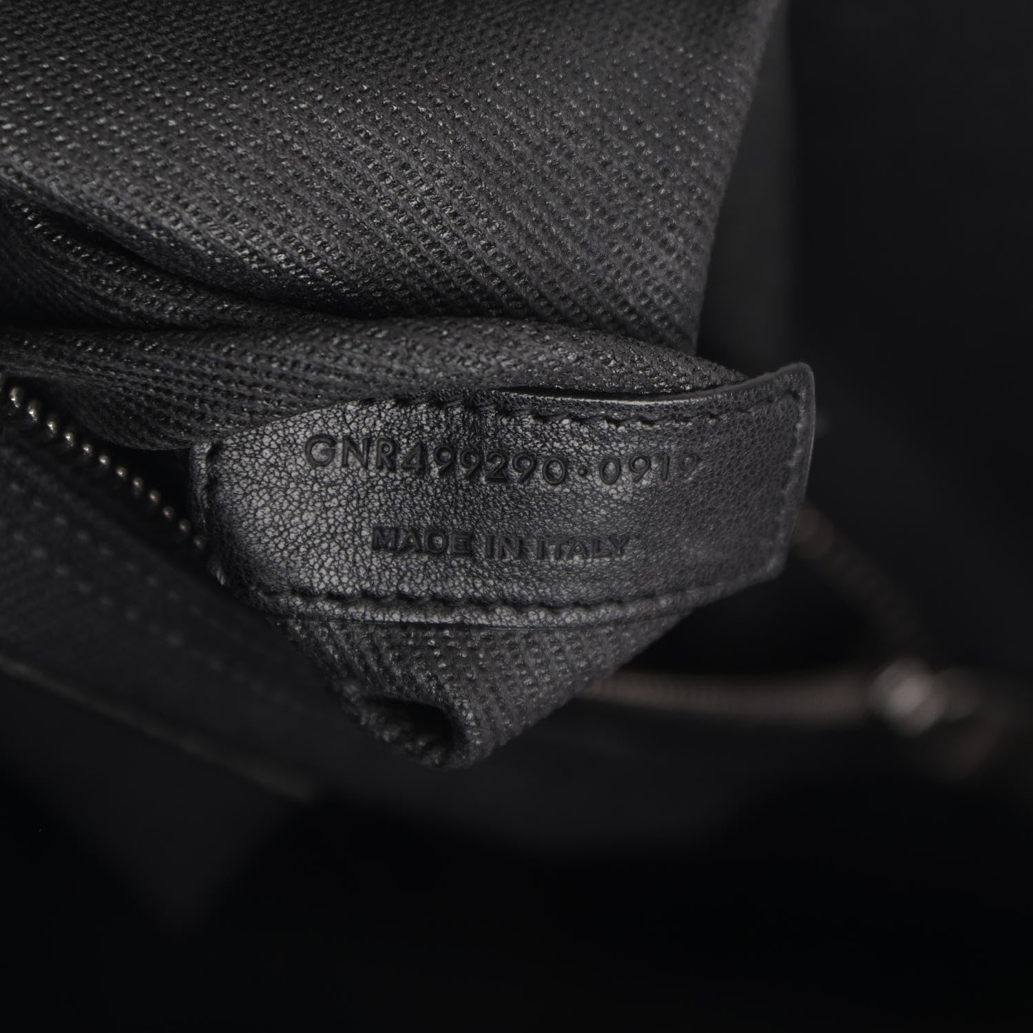 Saint Laurent Linen Calfskin Rive Gauche Tote Black 7 of 17