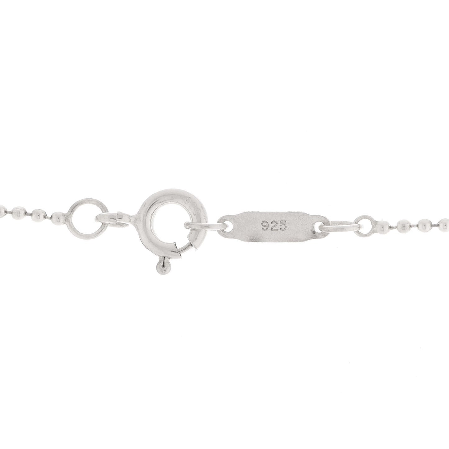 Sterling Silver Diamond Small Daisy Key Pendant Necklace