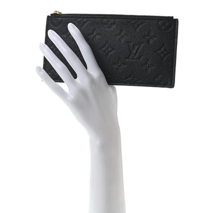 Louis Vuitton Empreinte Felicie Chain Wallet Zippered Insert Black 2 of 6