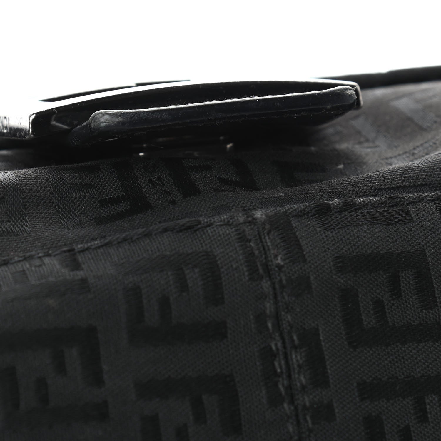 Fendi Zucchino Mama Baguette Black 7 of 9