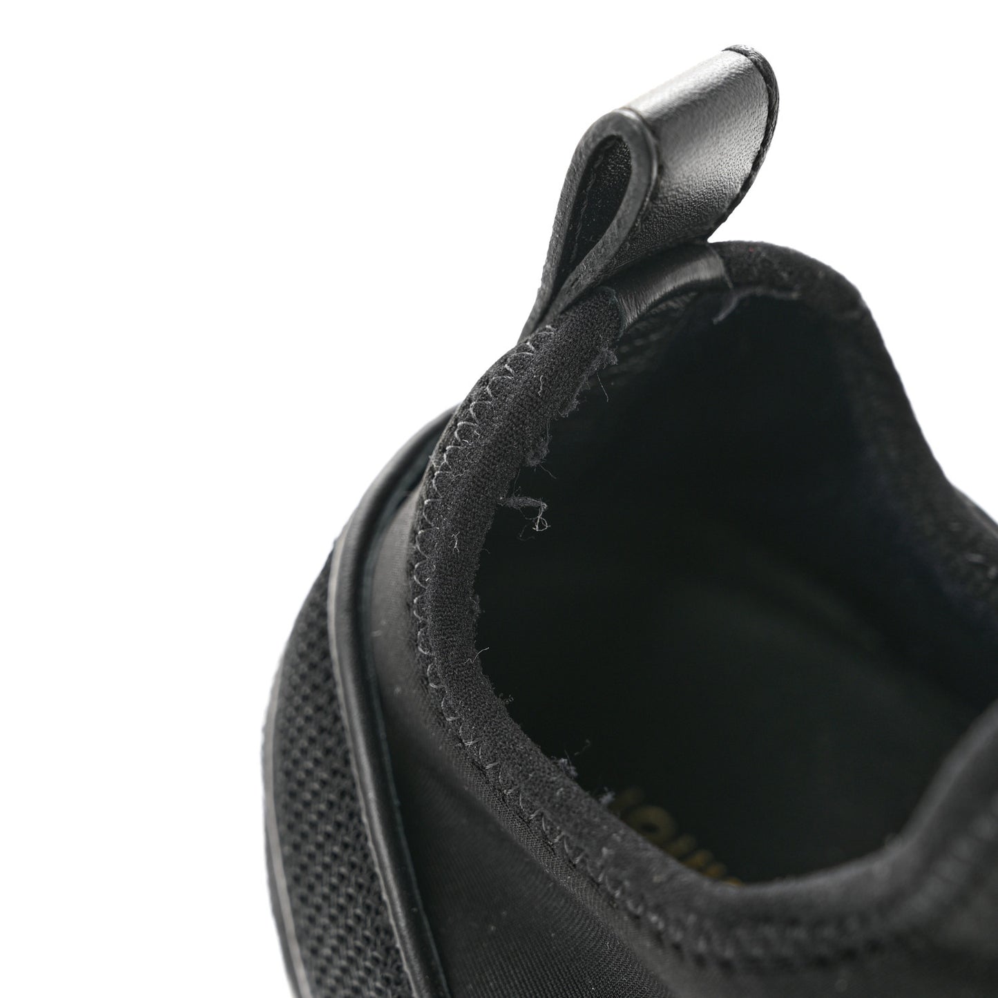 Calfskin Run Away Sneakers 39 Black