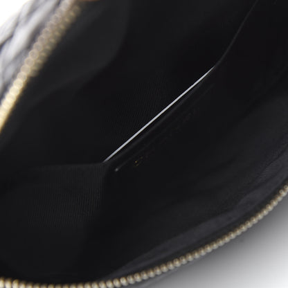 Chanel Lambskin Quilted Banane Waist Bag Fanny Pack Black 5 of 9