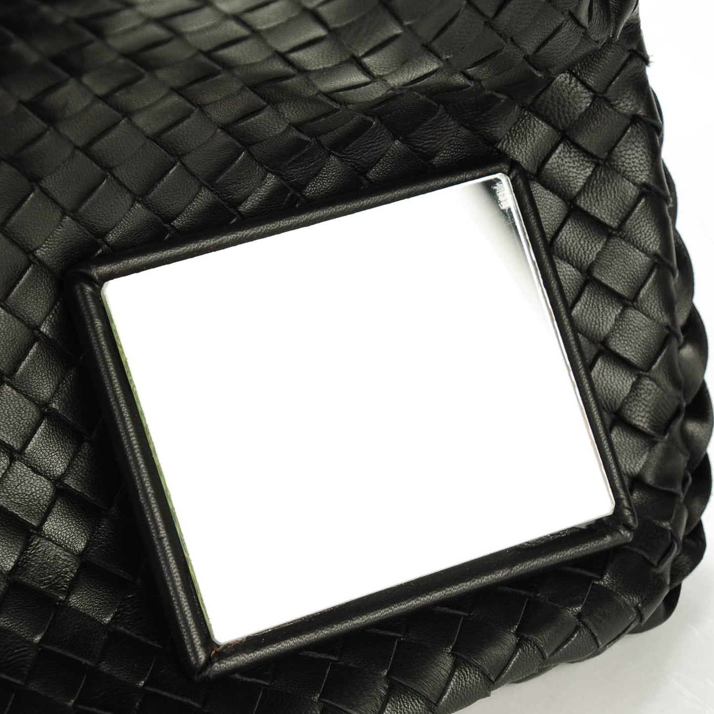 Nappa Intrecciato Medium Veneta Hobo Black
