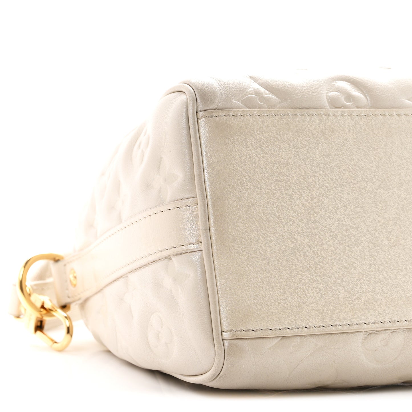 Lambskin Embossed Monogram Fall in Love Speedy 22 Bandouliere Ivory