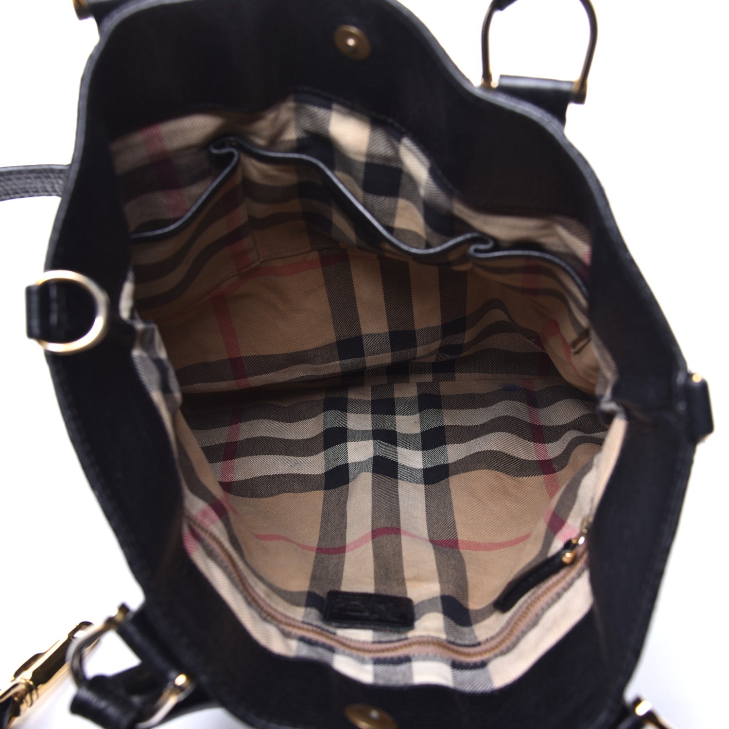 Burberry Grainy Calfskin Tote Black 5 of 8