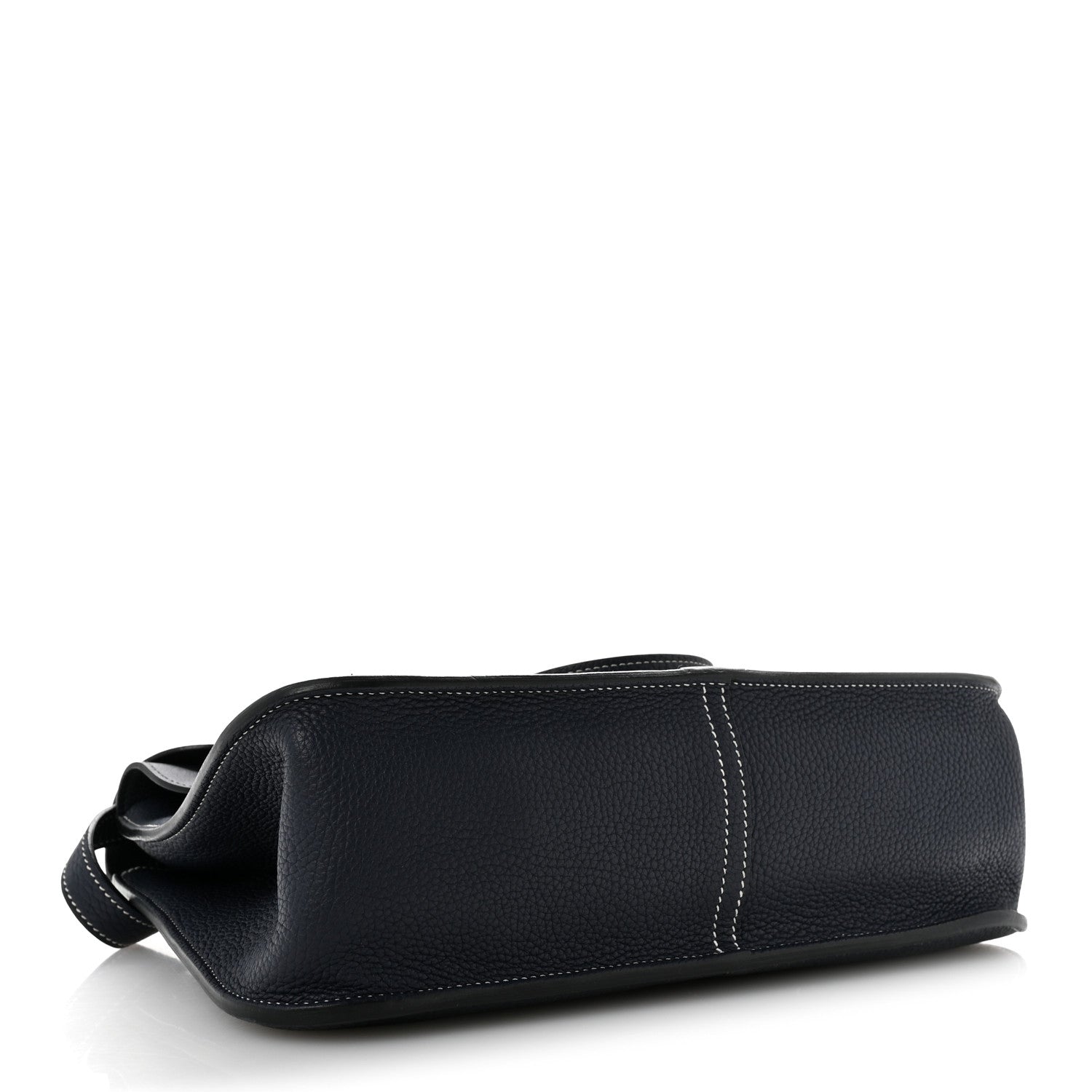 Hermes Taurillon Clemence Halzan 31 GM Bleu Nuit 4 of 12