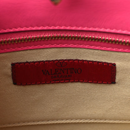 Valentino Garavani Vitello Mini Rockstud Double Handle Tote Peony 6 of 8