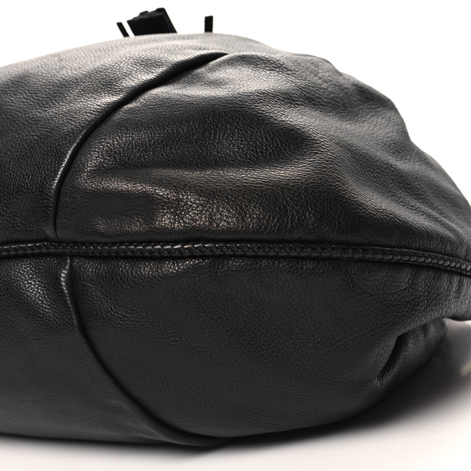 Gucci Pebbled Calfskin Medium Marrakech Shoulder Bag Black 10 of 10