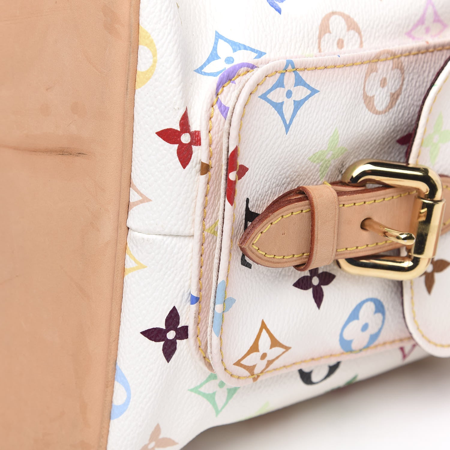 Louis Vuitton Monogram Multicolor Petit Noe White 13 of 15