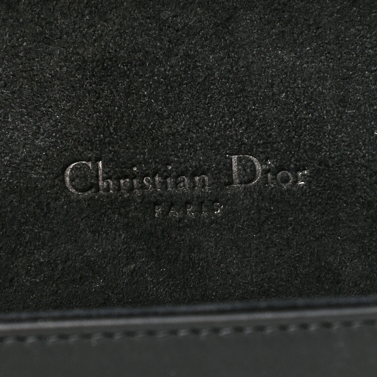 Christian Dior Ultra Matte Calfskin Cannage Lady Dior Clutch Black 6 of 8