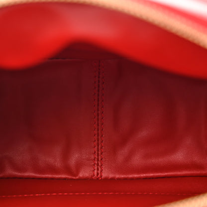Salvatore Ferragamo Calfskin Quilted Gancini Camera Bag Red 5 of 11