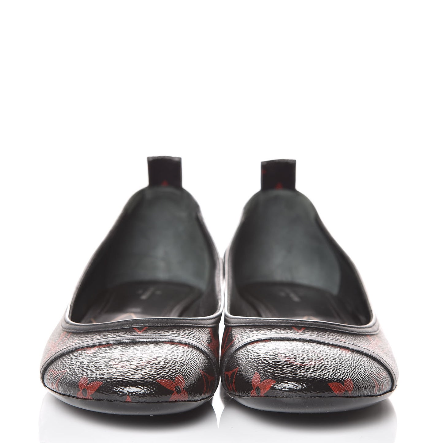 Monogram Infrarouge New Revival Ballerina Flats 38.5 Black
