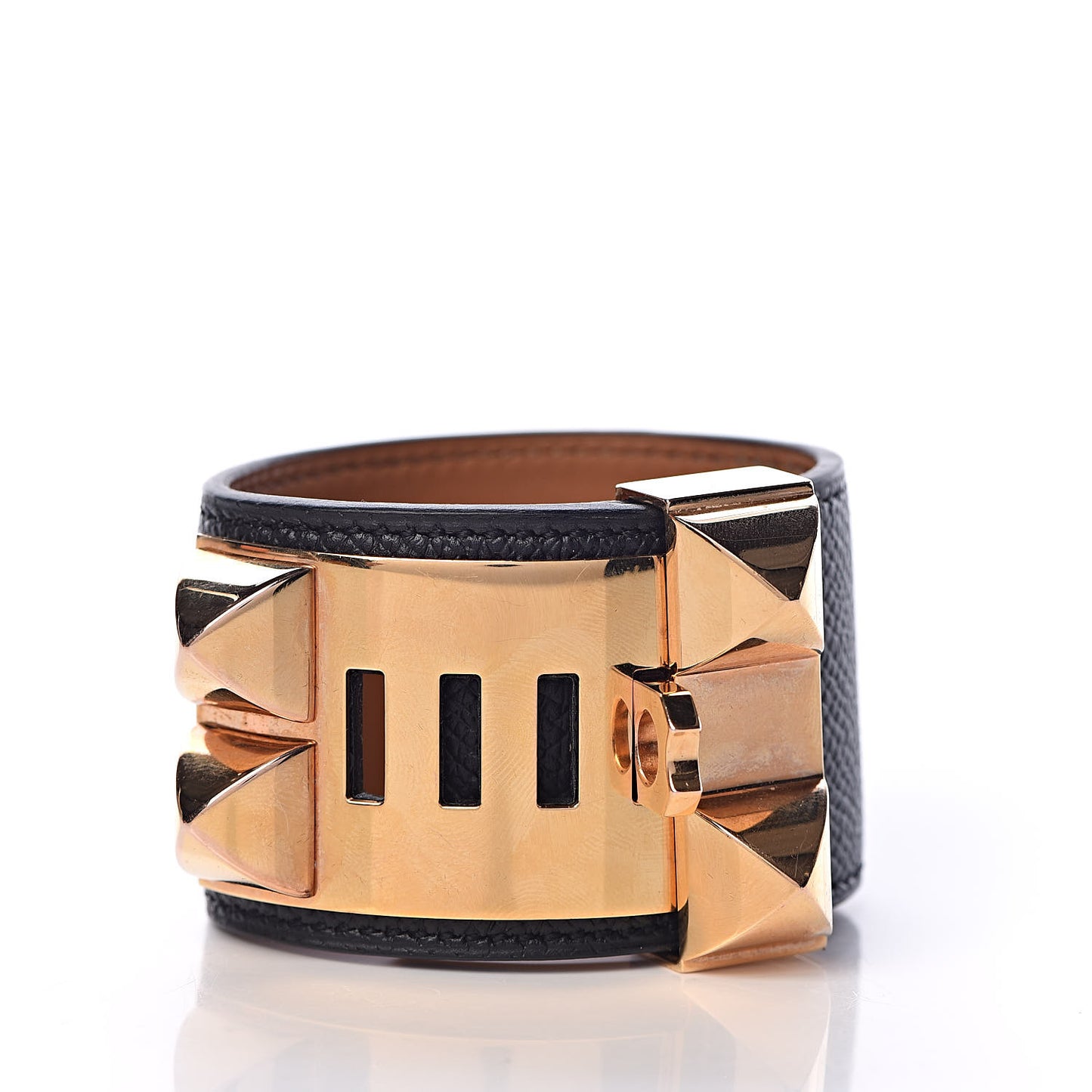 Epsom Collier de Chien CDC Bracelet XS Black
