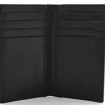 Gucci Textured Dollar Calfskin Horsebit Card Holder Black 5 of 7