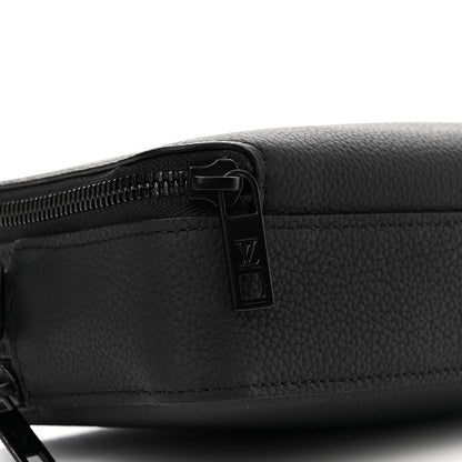 Louis Vuitton Calfskin Aerogram Alpha Wearable Wallet Black 8 of 9