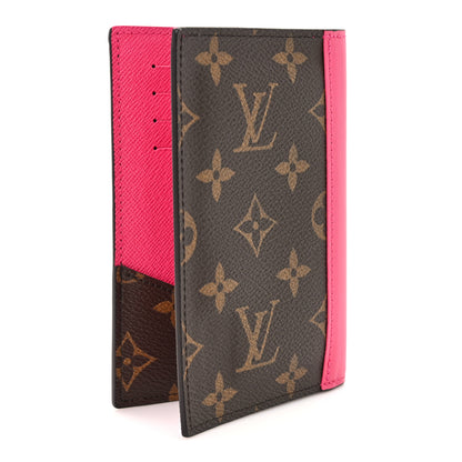 Louis Vuitton Monogram Macassar Passport Cover Fuchsia 3 of 8