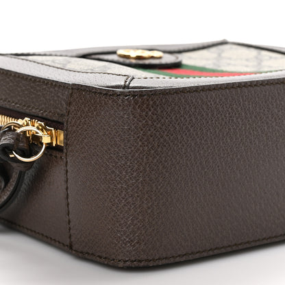 Gucci GG Supreme Monogram Mini Ophidia Top Handle Shoulder Bag Brown 9 of 10