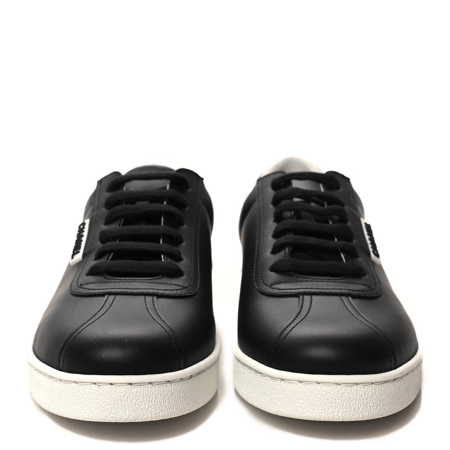 Calfskin CC Womens Sneakers 40 Black