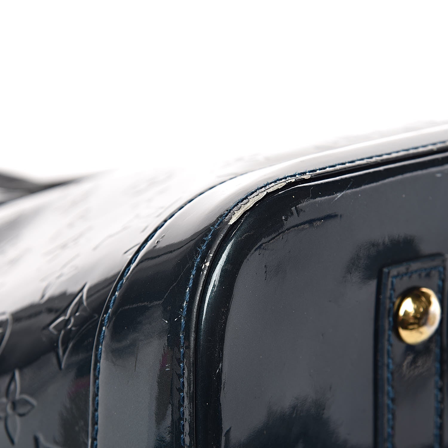 Louis Vuitton Vernis Alma GM Blue Nuit 31 of 42