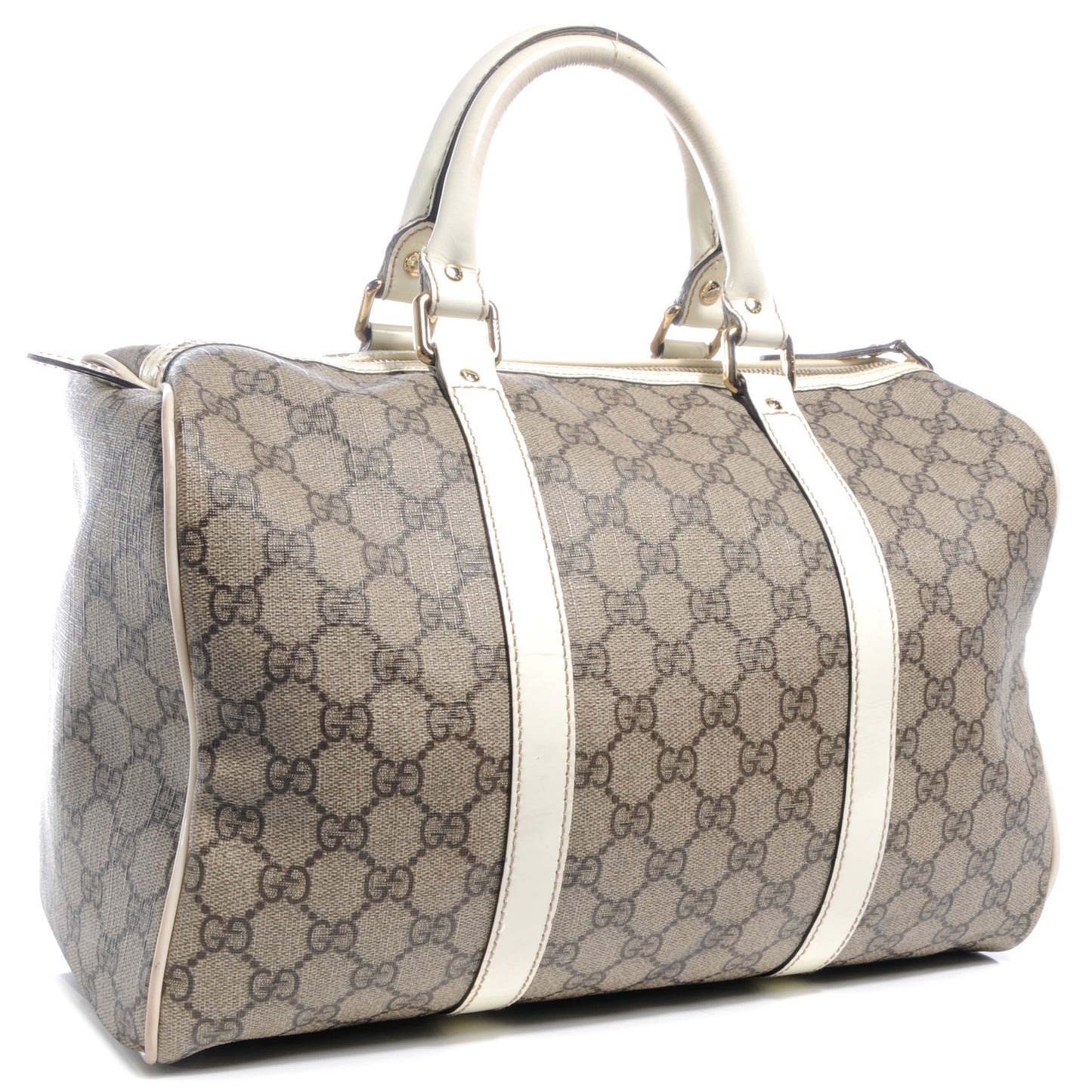 Coated Canvas Medium Joy Boston Off White