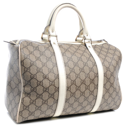 Gucci Coated Canvas Medium Joy Boston Off White 3 of 7