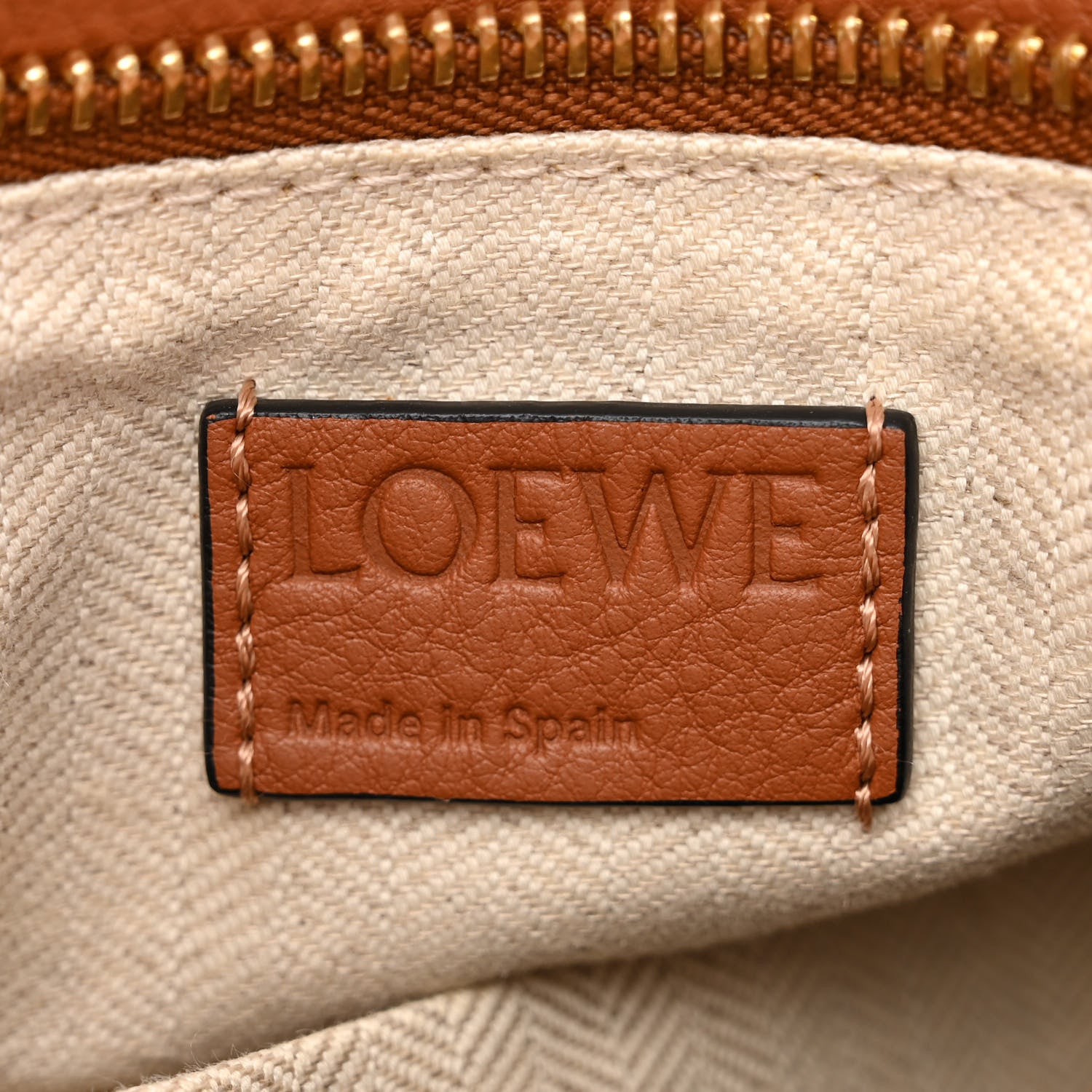 Loewe Calfskin Small Puzzle Bag Tan Pink 6 of 10