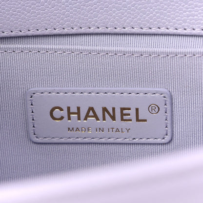 Chanel Caviar Quilted Medium Boy Flap Light Purple 6 of 10