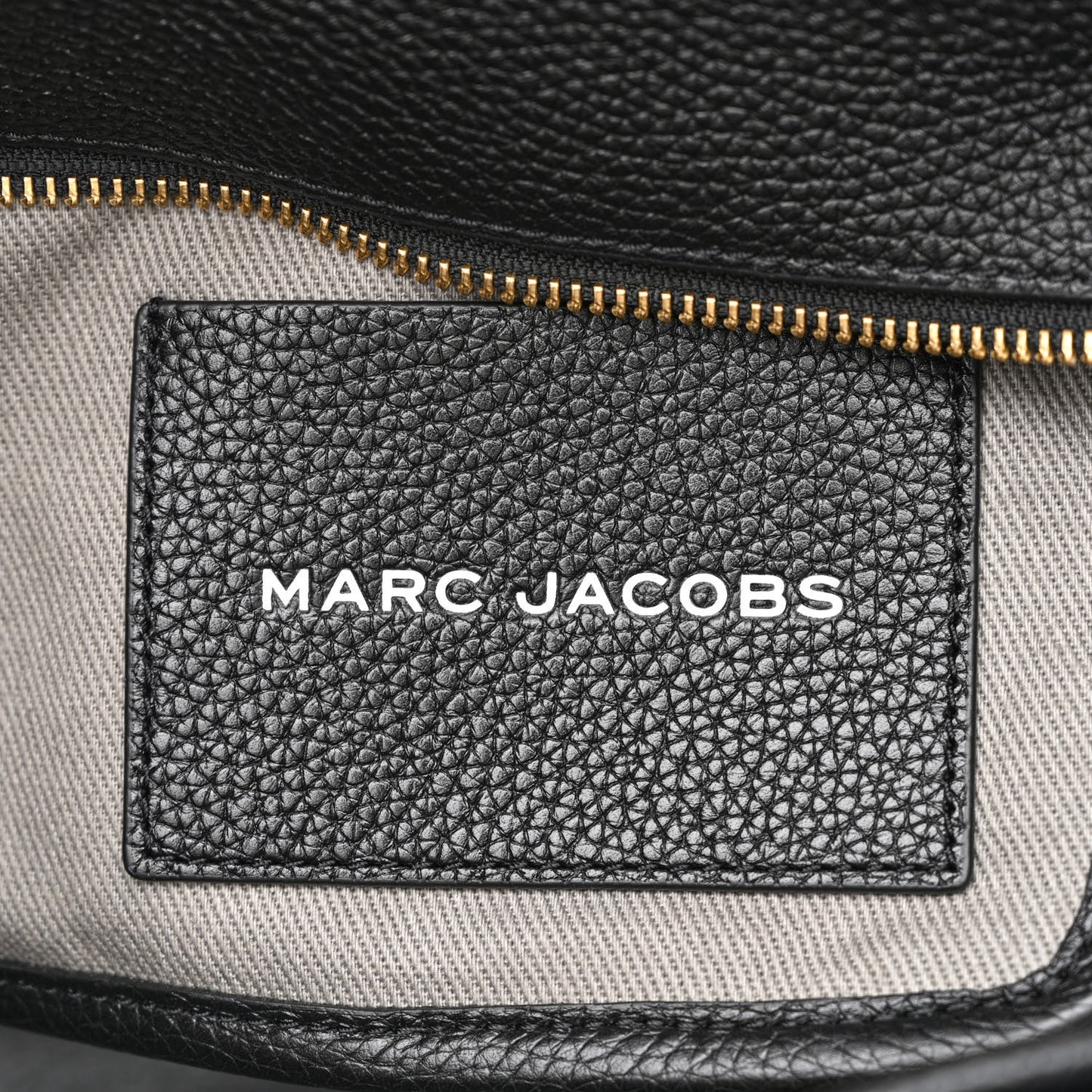 Grained Calfskin Small The Tote Bag Black